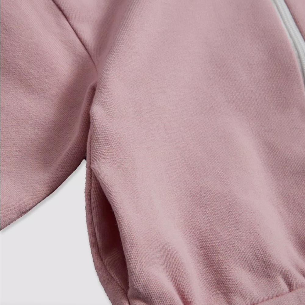 NET Moncler girls pink sweatsuit set - size 12-18 mo - Picture 3 of 6